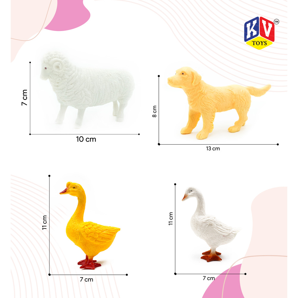 6 Pc Farm Animal (350)