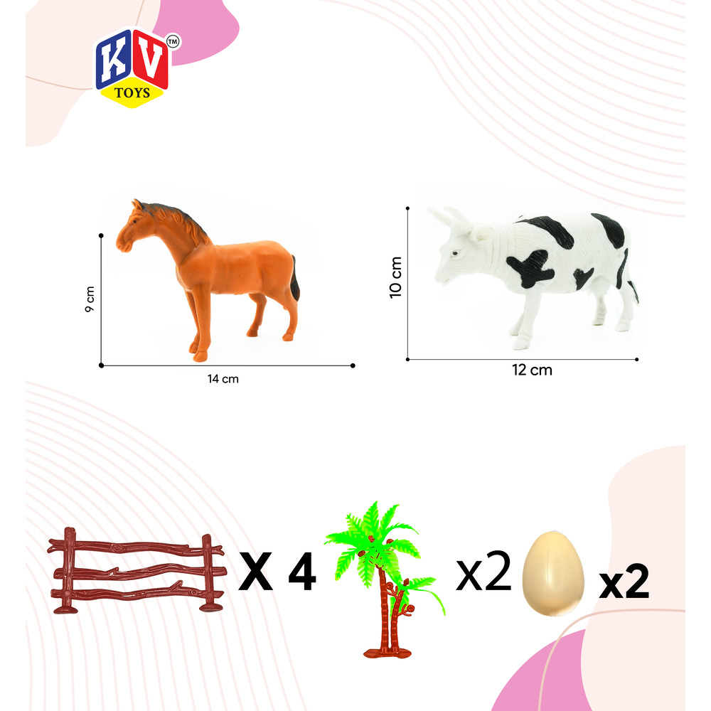 6 Pc Farm Animal (350)