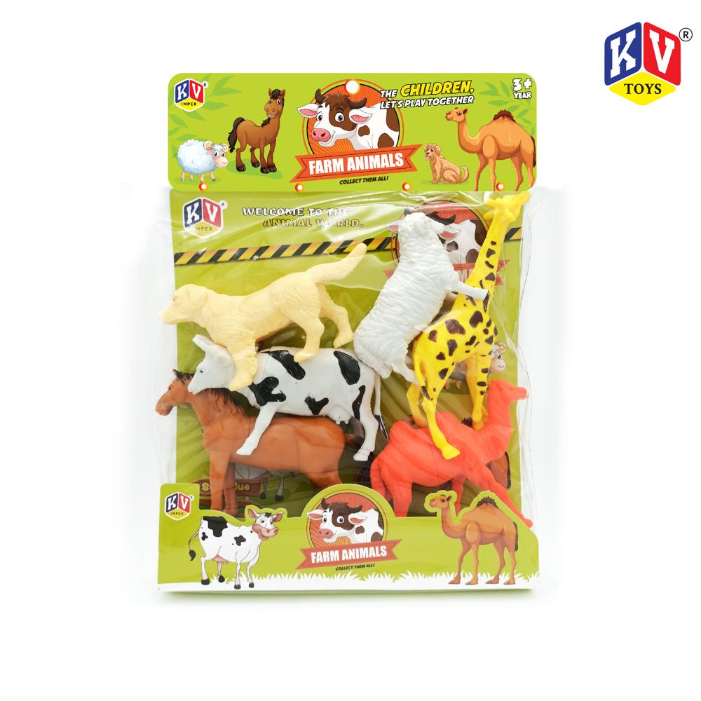 6 Pc Farm Animal (308)