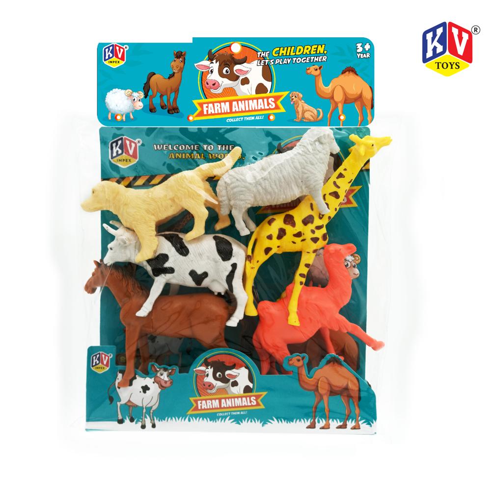 6 Pc Farm Animal (308)