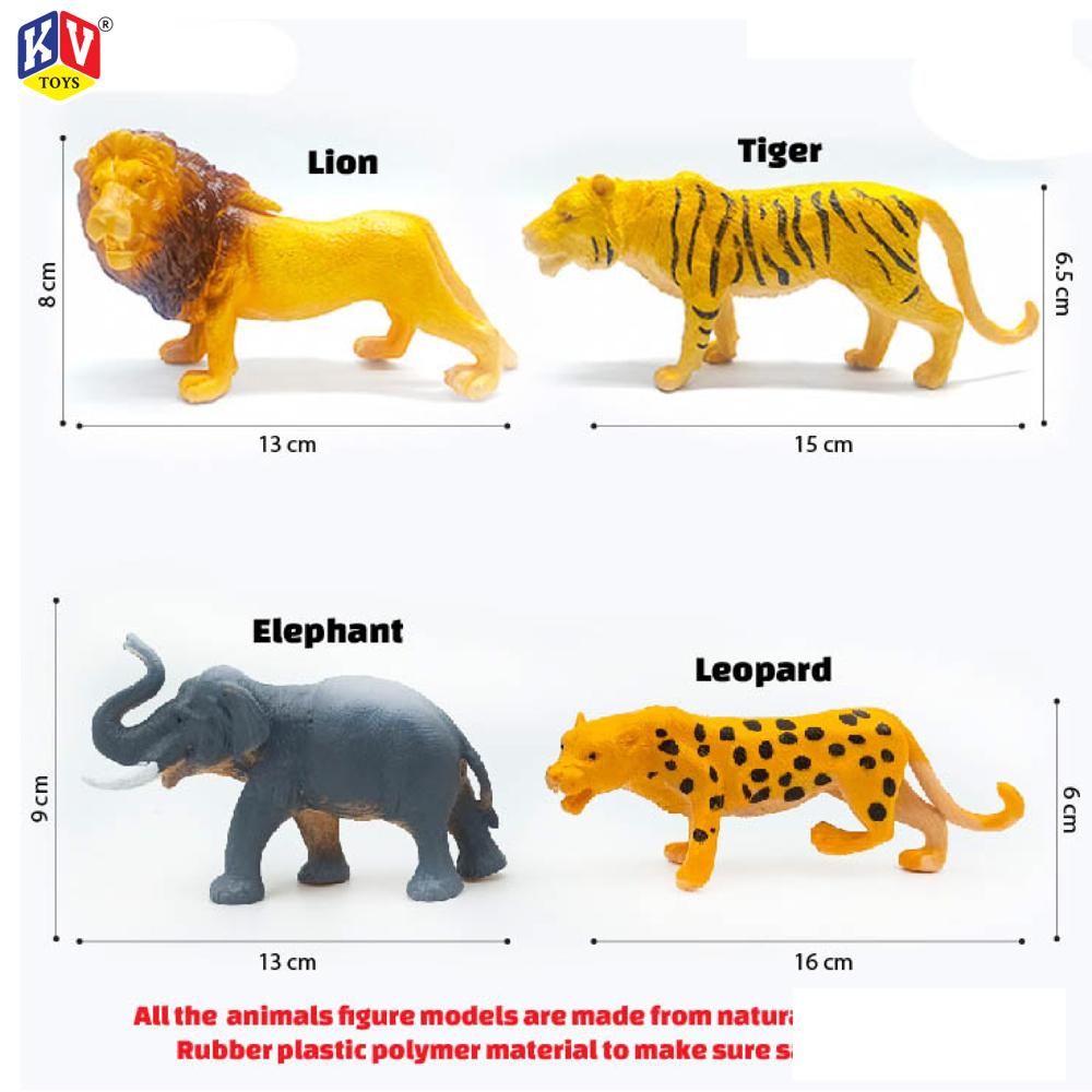 4 Pc Wild Animal (341)