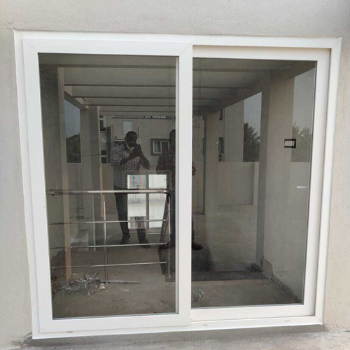 Upvc Sliding Door - Color: White