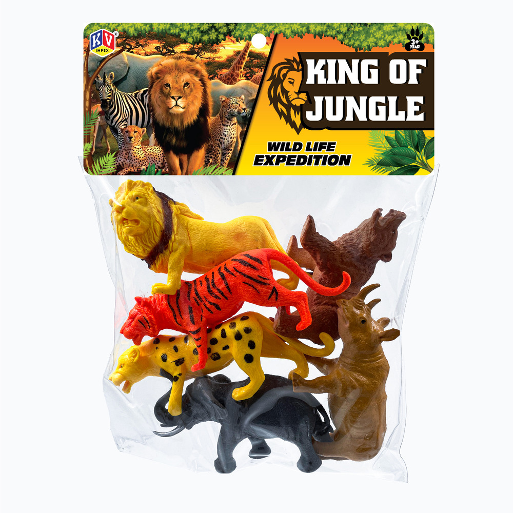 6 Pc Wild Animal  (342)