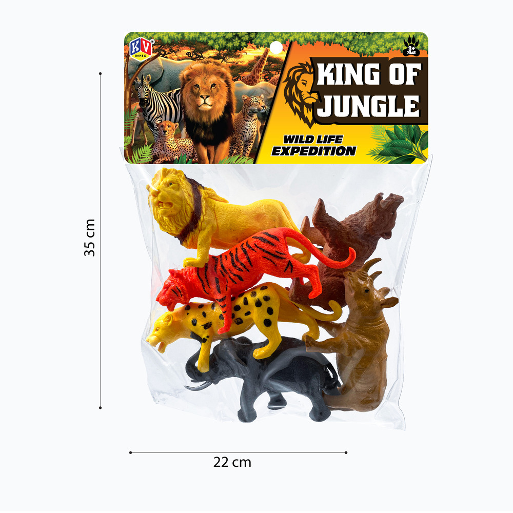 6 Pc Wild Animal  (342)