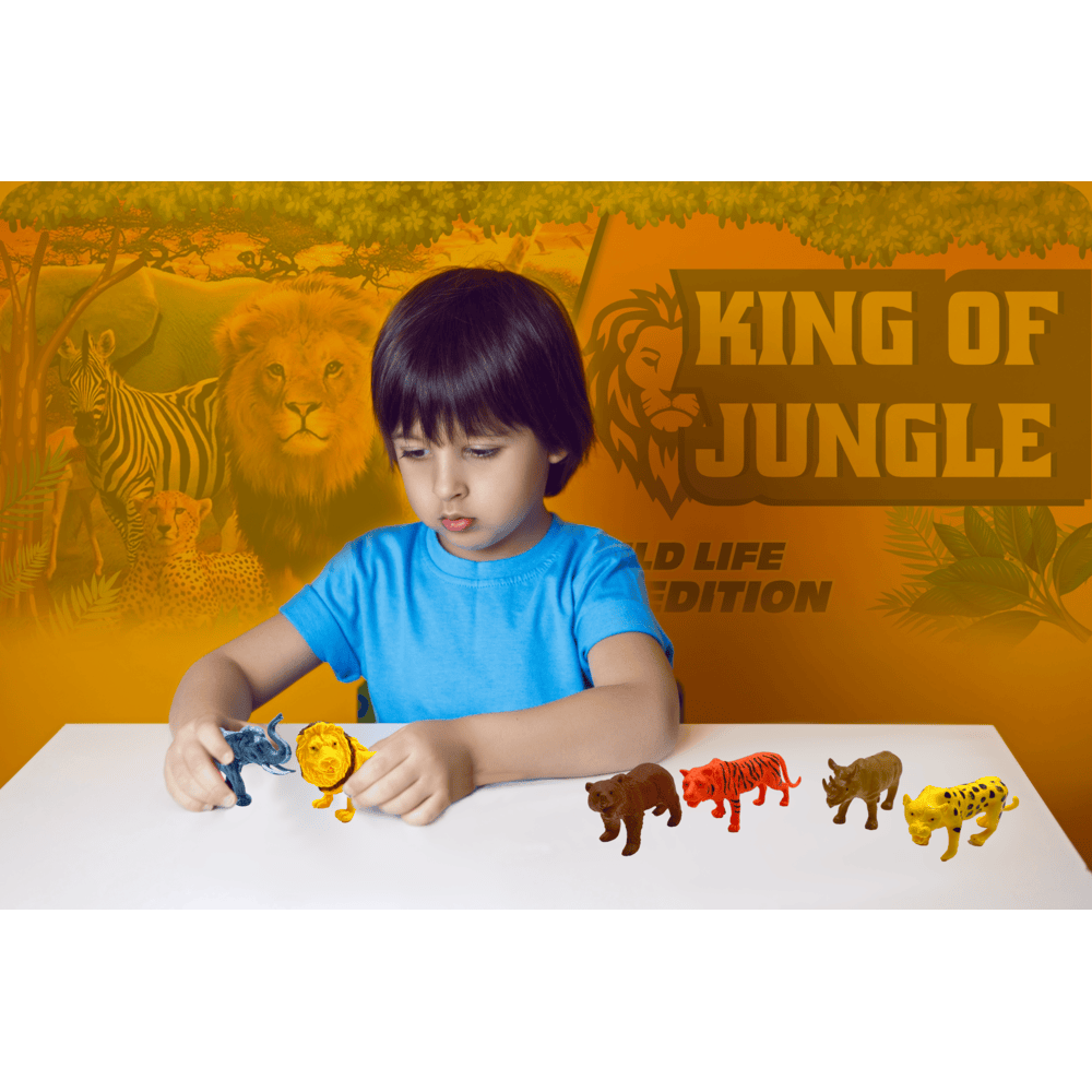6 Pc Wild Animal  (342)