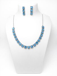 Silver 92.5 Ice Necklace