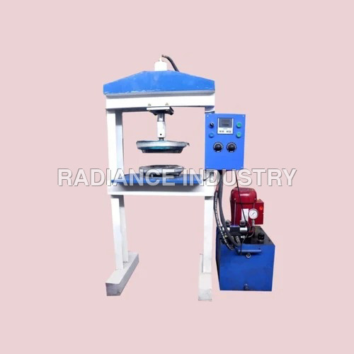 Paper Plate Making Machine - Color: Blue