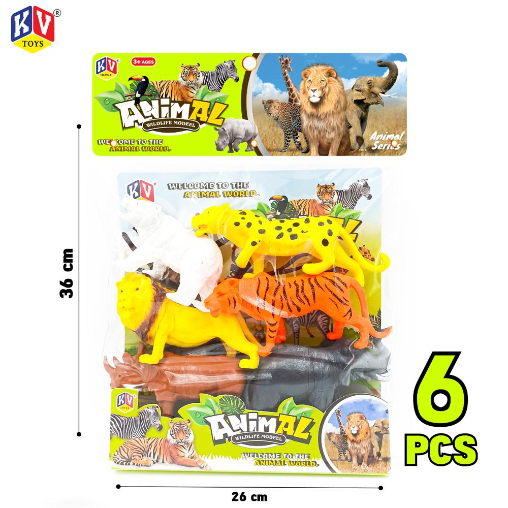 6 Pc Wild Animal  (354)