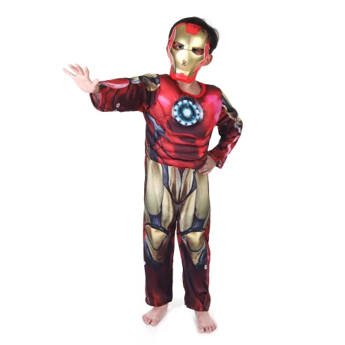 Ironman Dress For Kids with Mask
