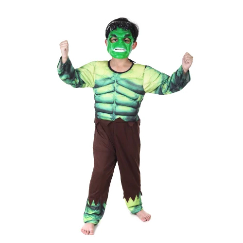 Kids Hulk Dress - Color: Green