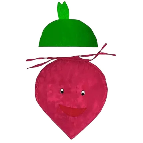 Kids Onion Cutout Costume - Color: Red And Green