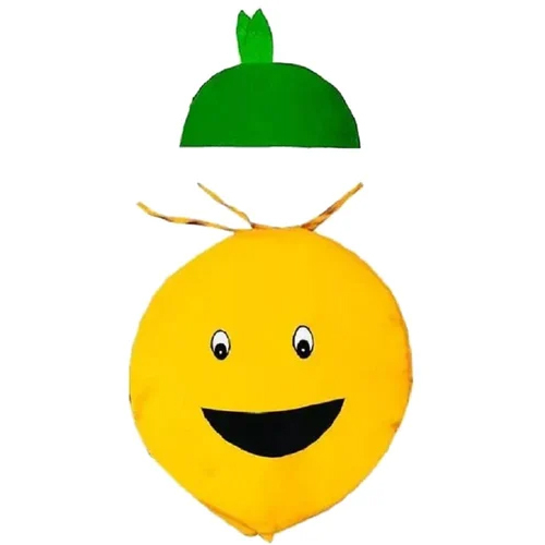 Kids Lemon Cutout Costume - Color: Yellow And Green