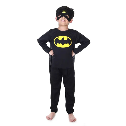 Kids Black Batman Costume