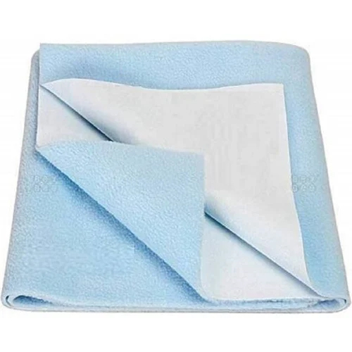 Sky Blue Baby Dry Sheet - Material: Cotton