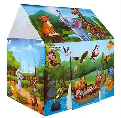 Kids Animal Print Tent House - Color: Multicolor