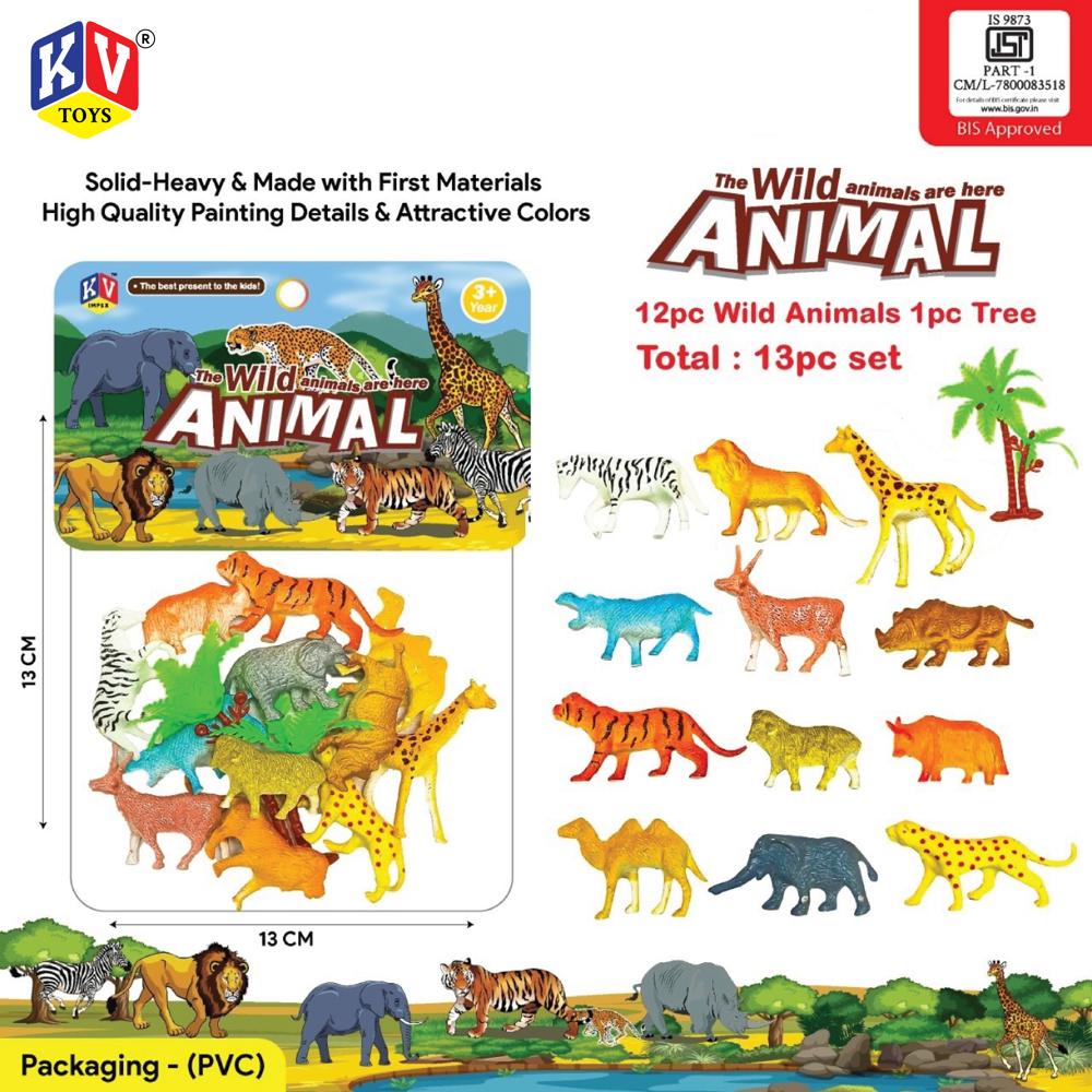 12 Pc Wild Animal  (332)