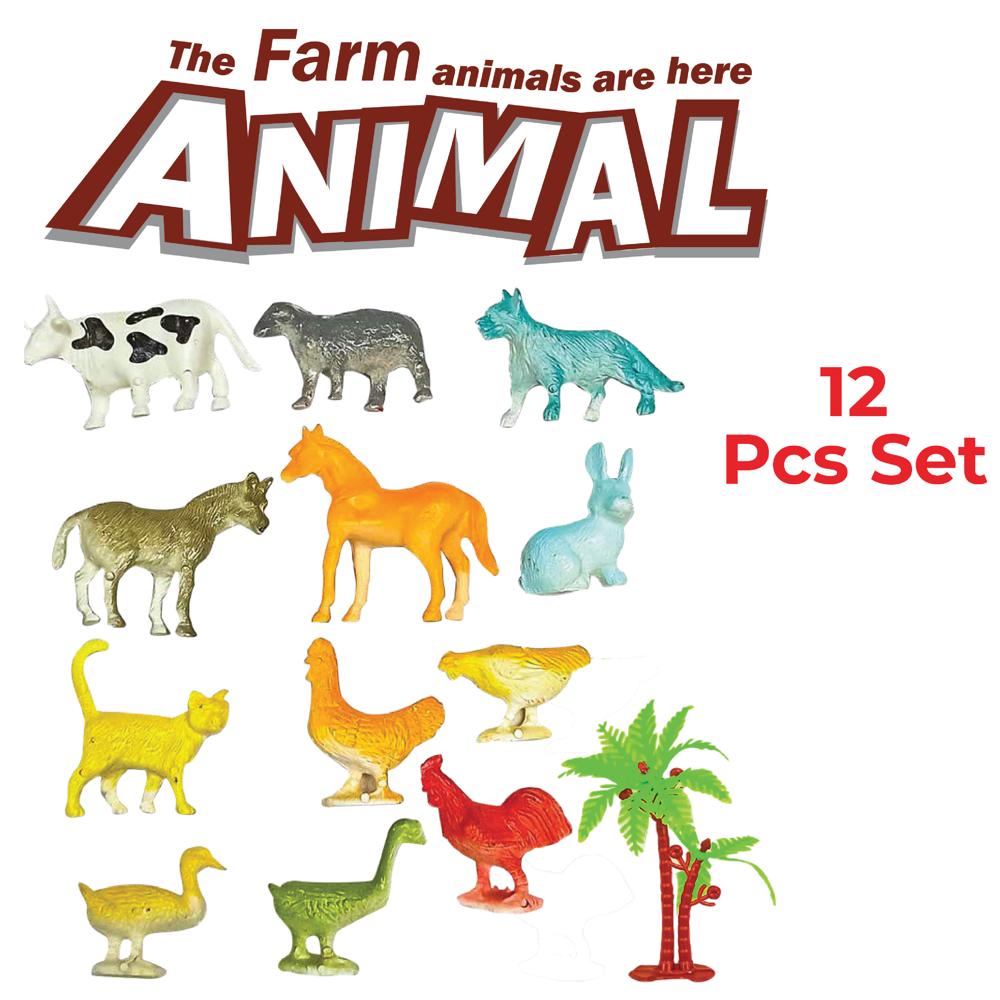 12 Pc Animal Set (334)