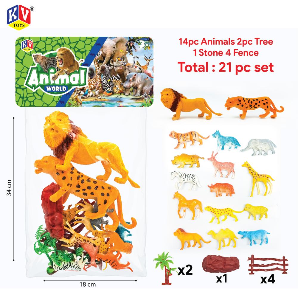 14 Pc Animal Set (343)