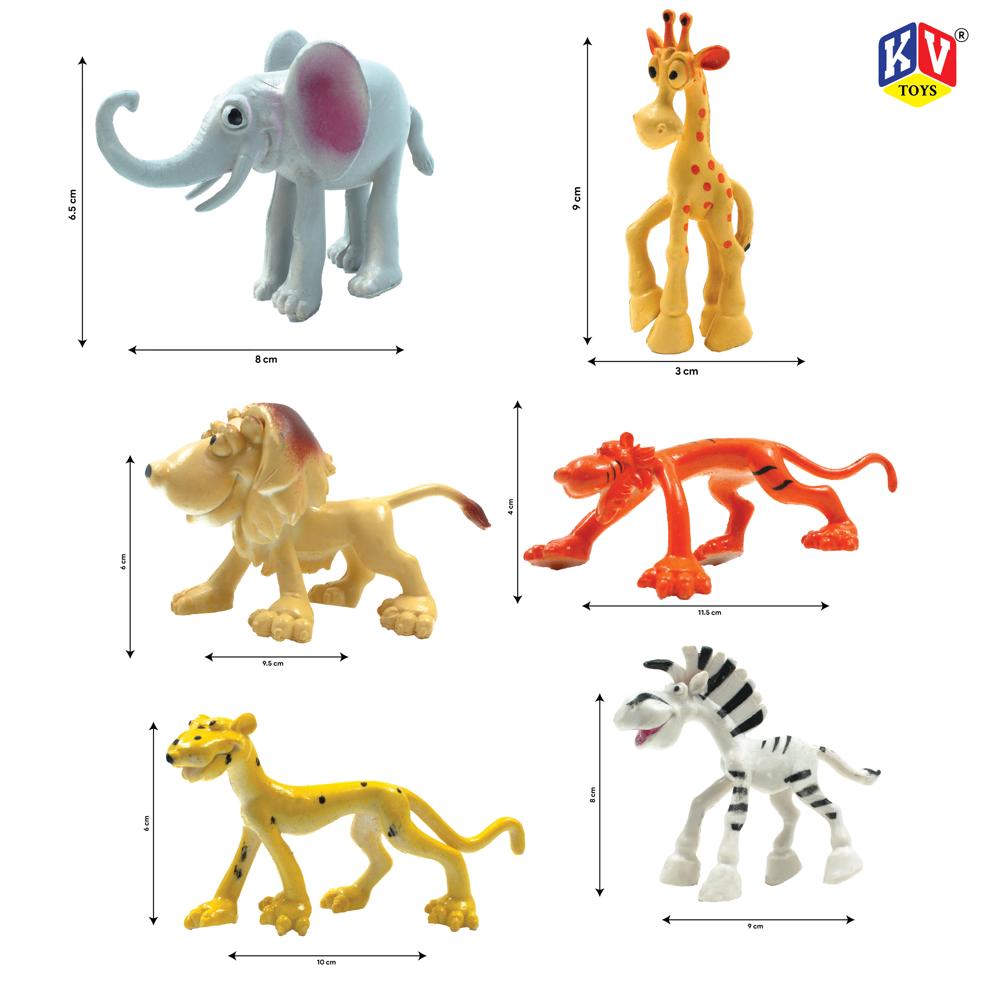 6 Pc Funny Animal (316)