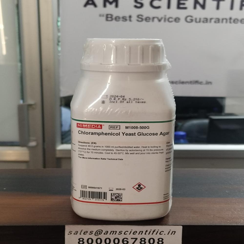 Chloramphenicol Yeast Glucose Agar 500g - Cas No: 56-75-7