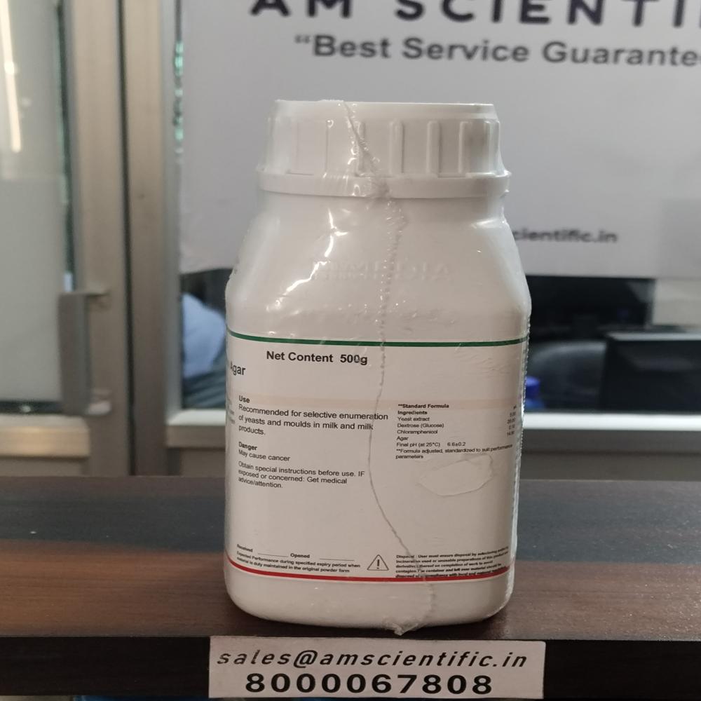 Chloramphenicol Yeast Glucose Agar 500g - Cas No: 56-75-7