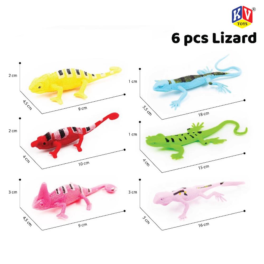 6 Pc Lizard (326)