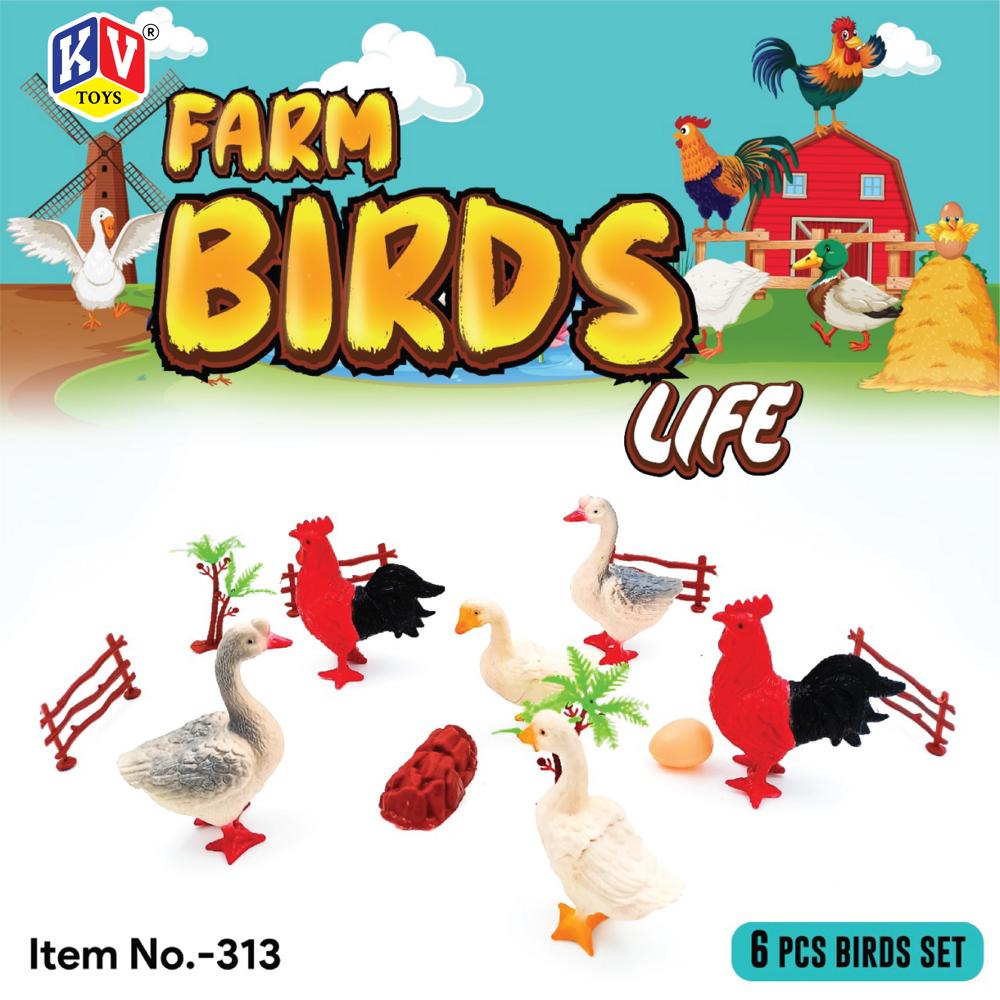 6 Pc Birds (313)