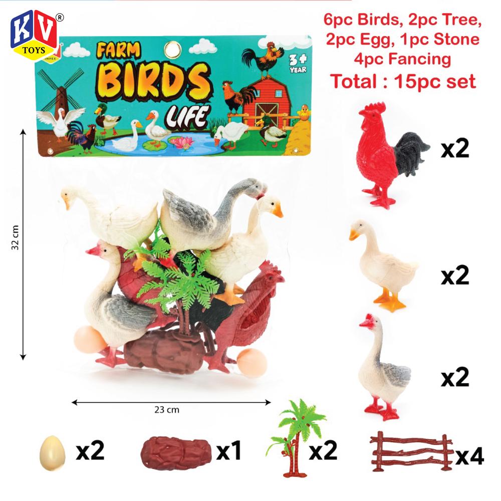 6 Pc Birds (313)