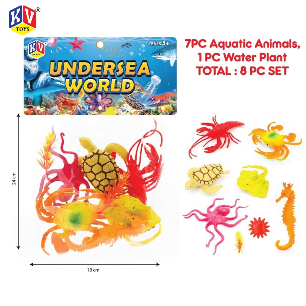 7 Pc Aquatic Animal Set (352)