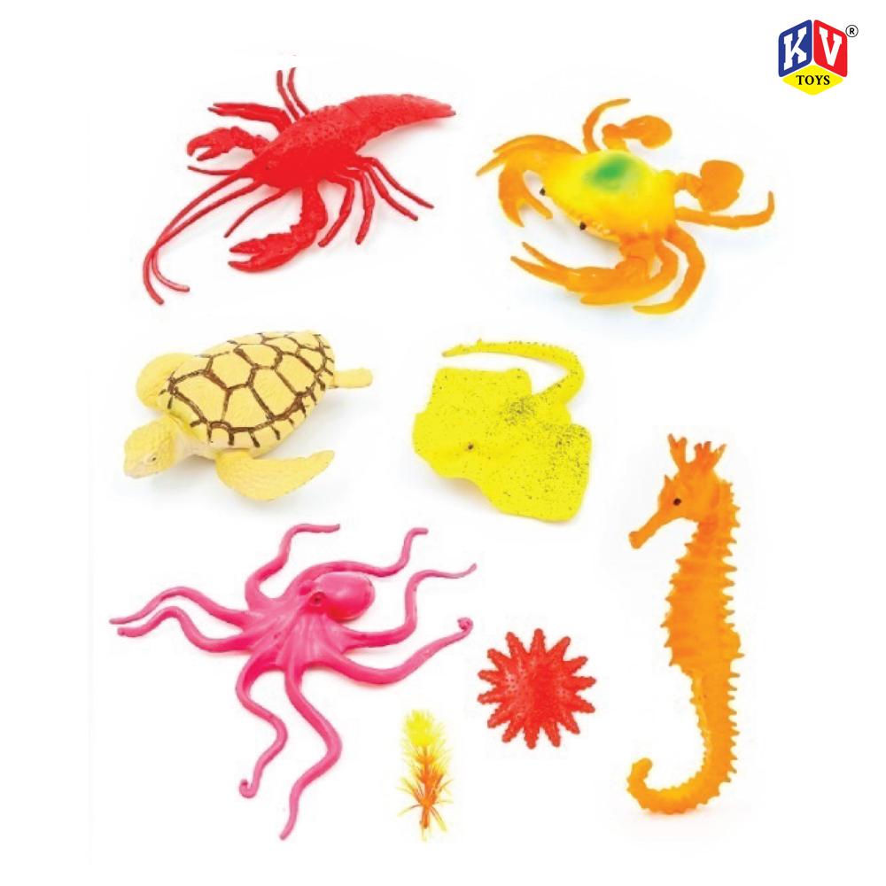 7 Pc Aquatic Animal Set (352)