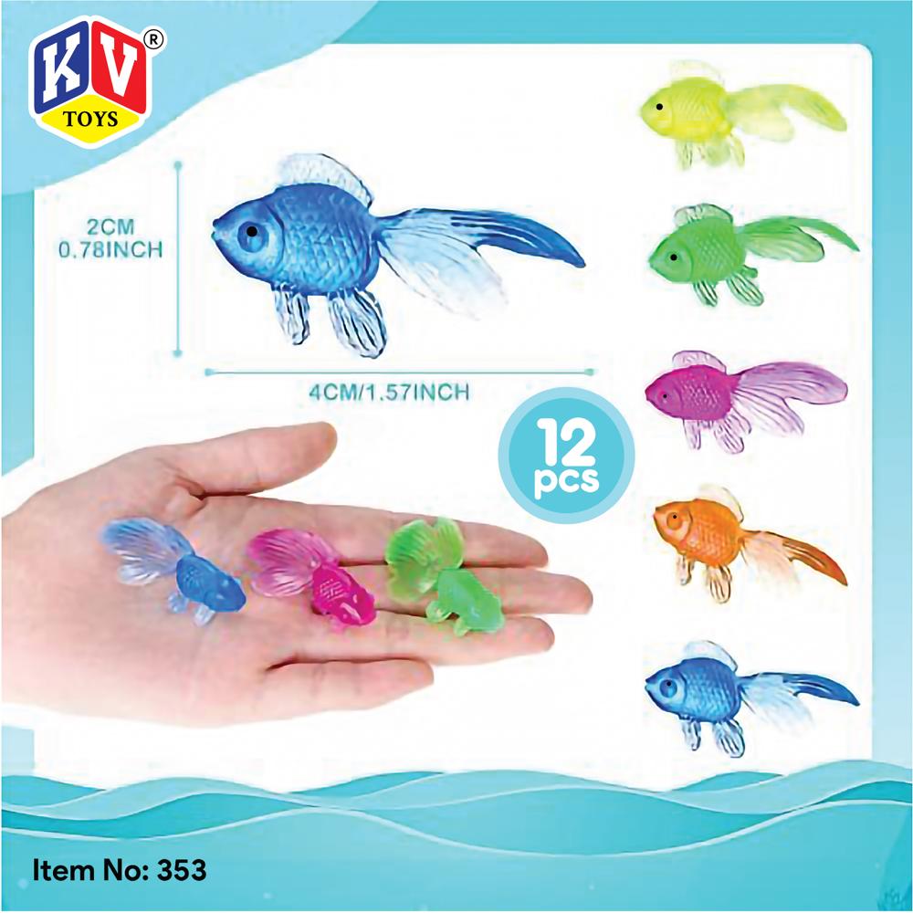 12 Pc Aquatic Fish (353)