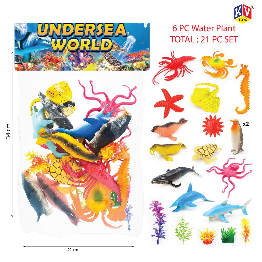 15 Pc Aquatic Animals Set (351)