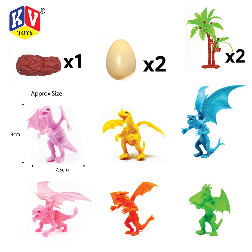 6 Pc Dragons (400)