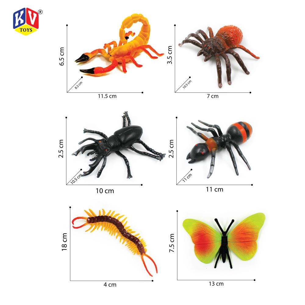 6 Pc Insects (302)