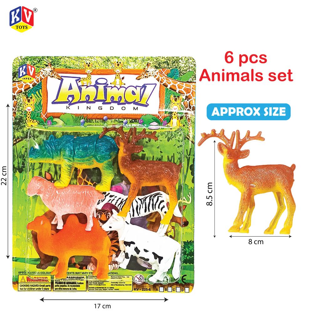 6 Pc Small Animal Set (225-6)