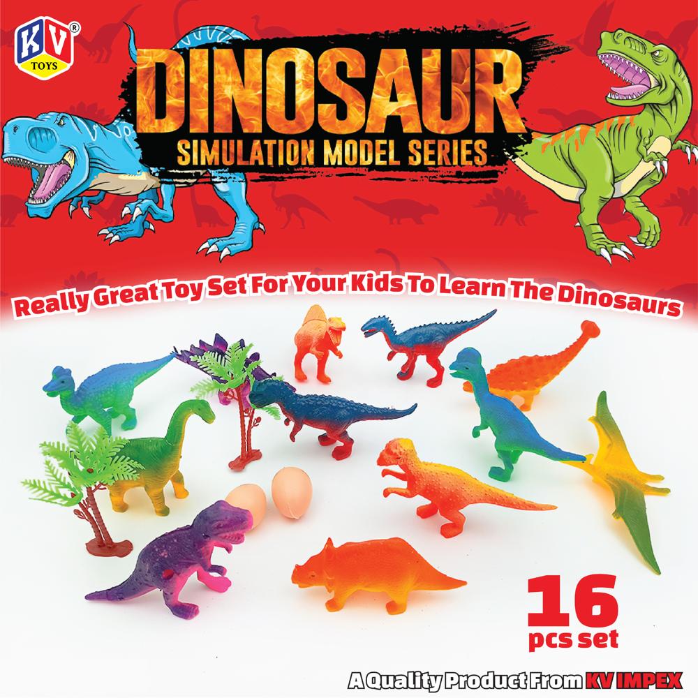 12 Pc Plastic Dino (322)