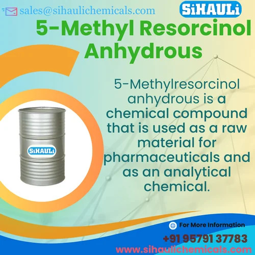 5-methyl Resorcinol Anhydrous - Powder Form, Cas No 504-15-4 | Molar Mass 124.14 G/mol, Melting Range 106-112â°c, Used In Hair Dyes And Shampoo