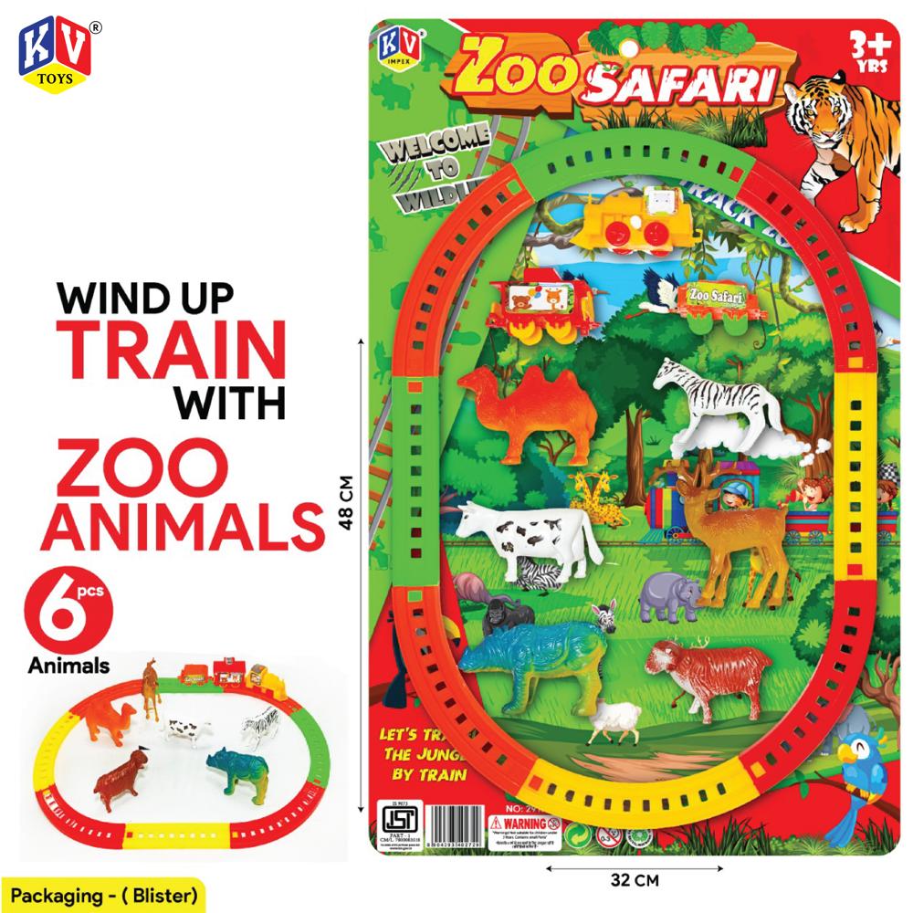 Wind Up Animal with Zoo Animals (2912)