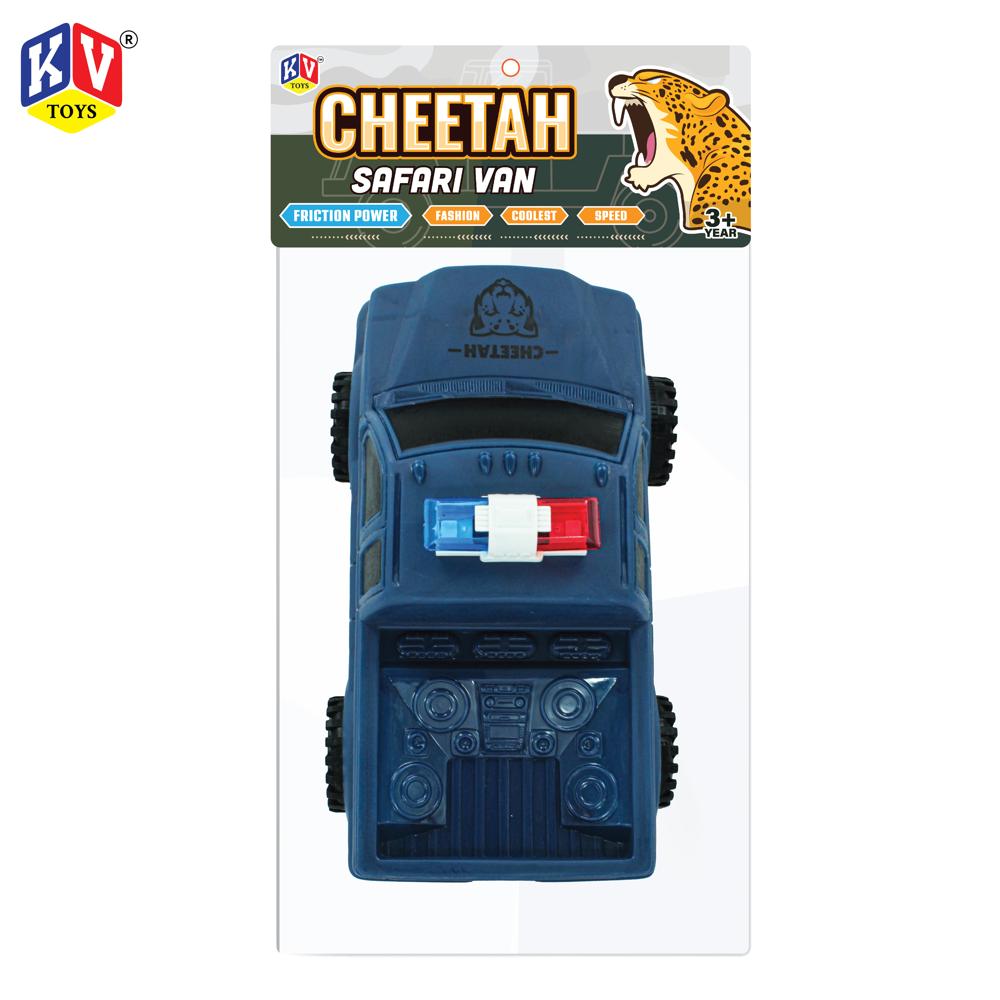 Cheetah Friction Powered Safari Van - Available in 4 Colors (624)