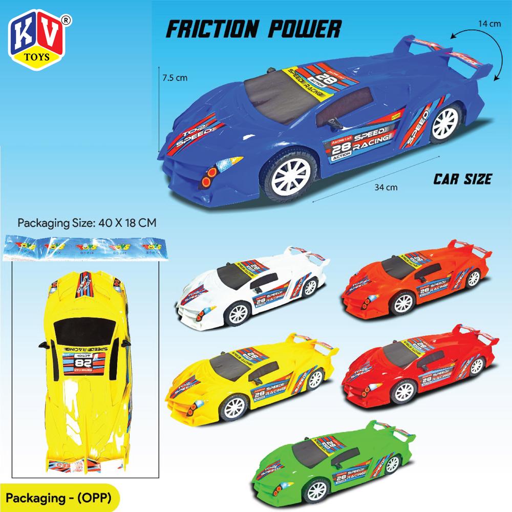 Friction Power Speed Car - BOPP Packaging (589 OPP)