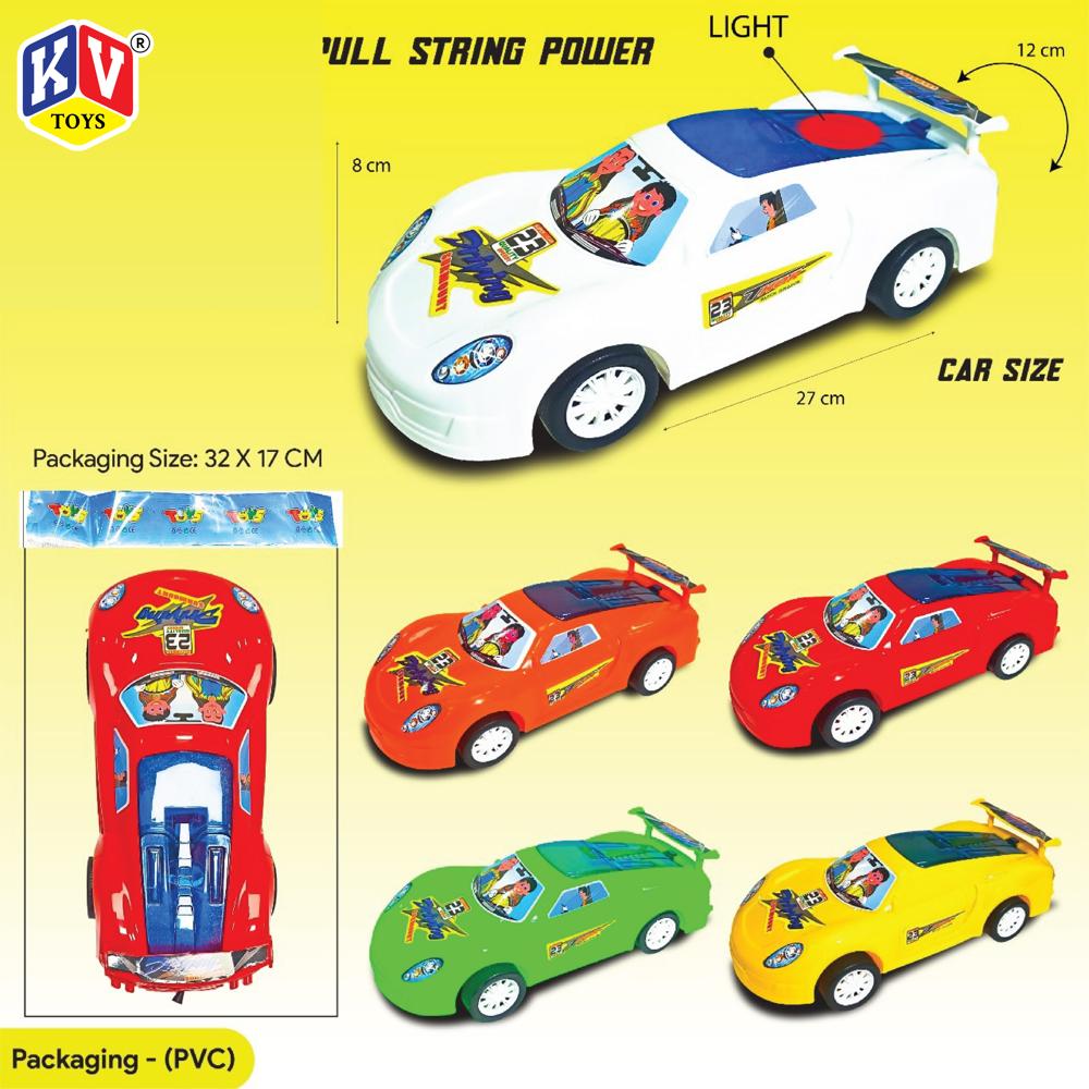 Pull String Car - PVC Packaging (667-10)