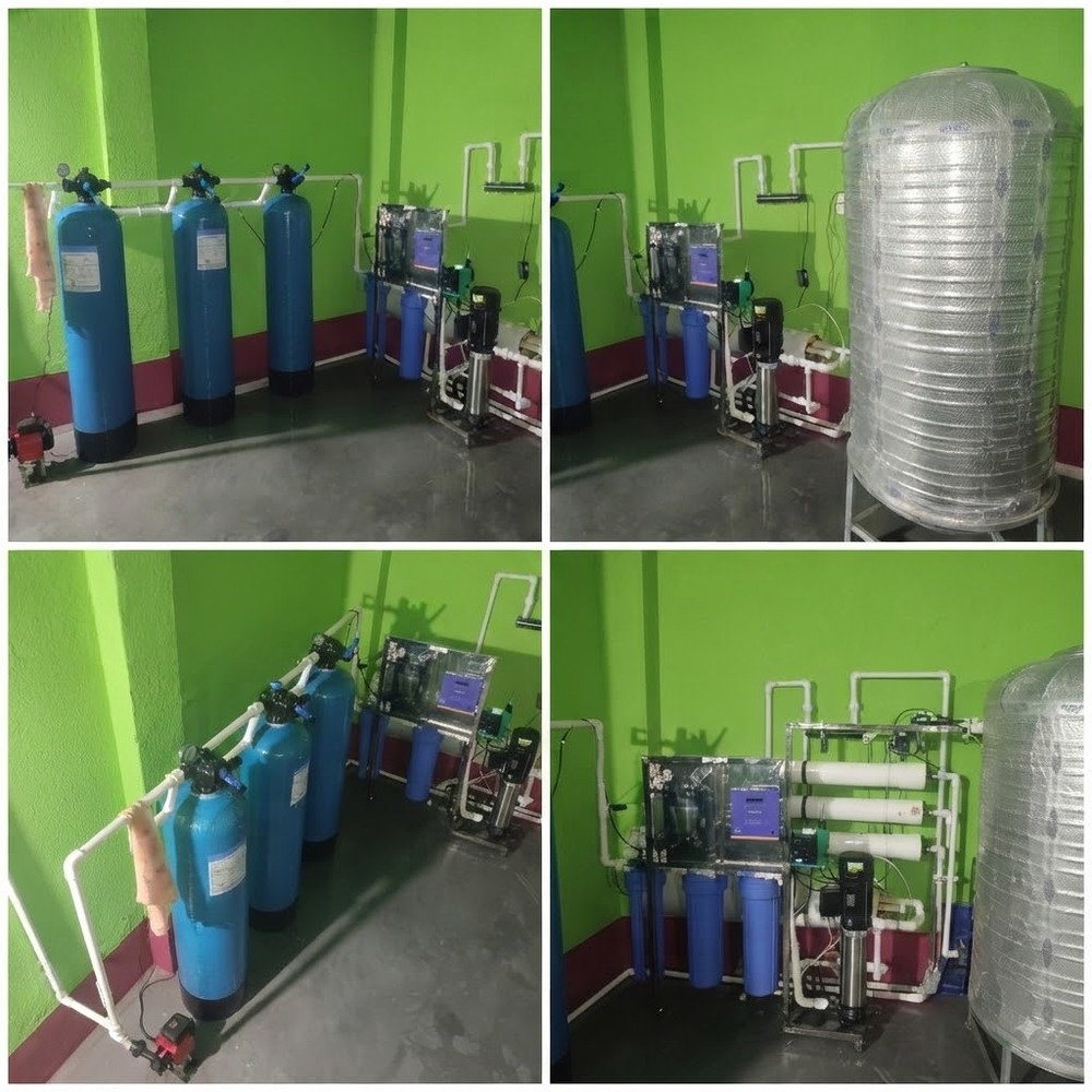 Industrial RO Plant - Metal & FRP Materials, Semi-Automatic, Electric Drive, Purity 90%-95%, Suitable for Ground Water Sources