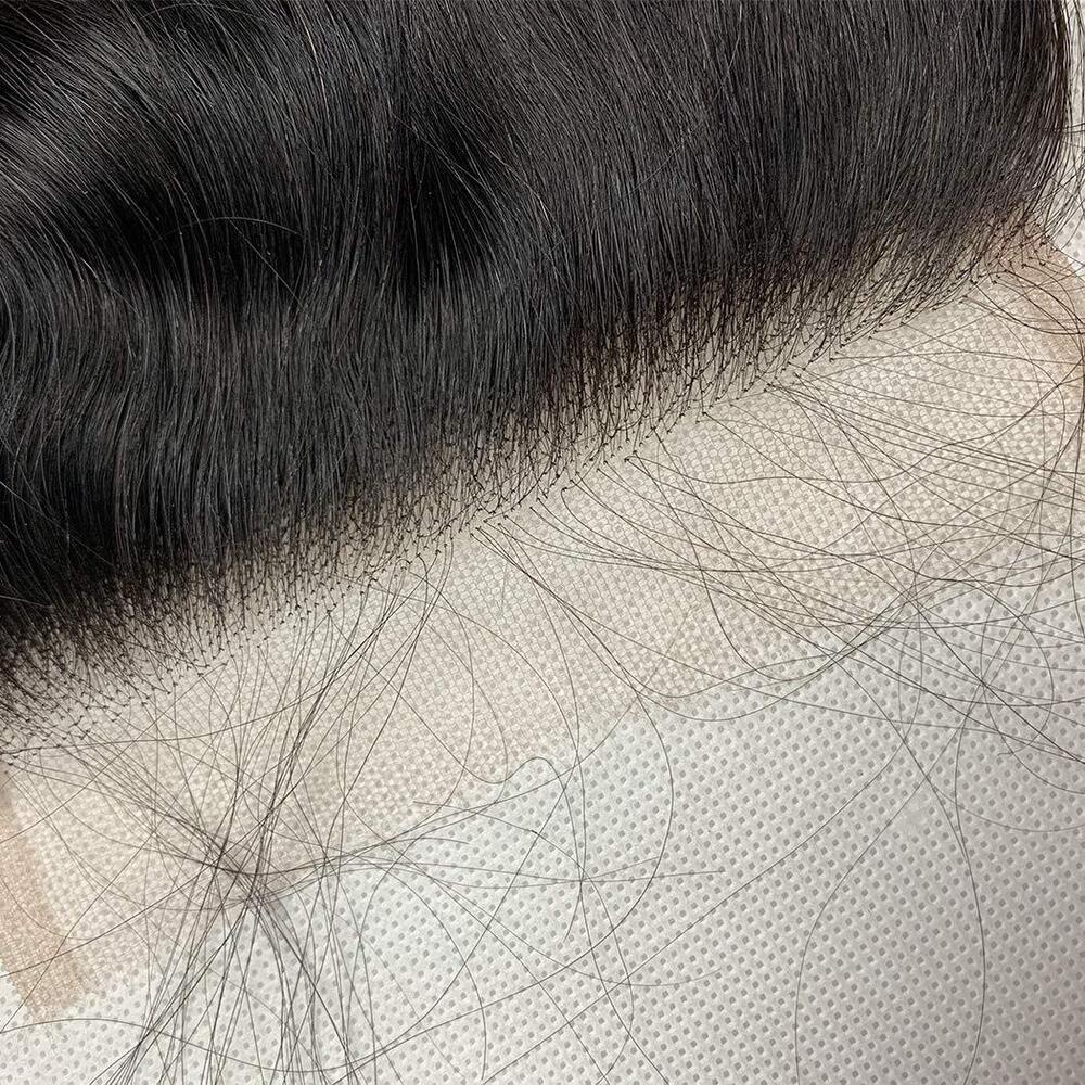 Body Wave Lace Closure Virgin Human Hair 4x4 Unprocessed Lace Closure Pre Plucked with Baby Hair Transparent Lace