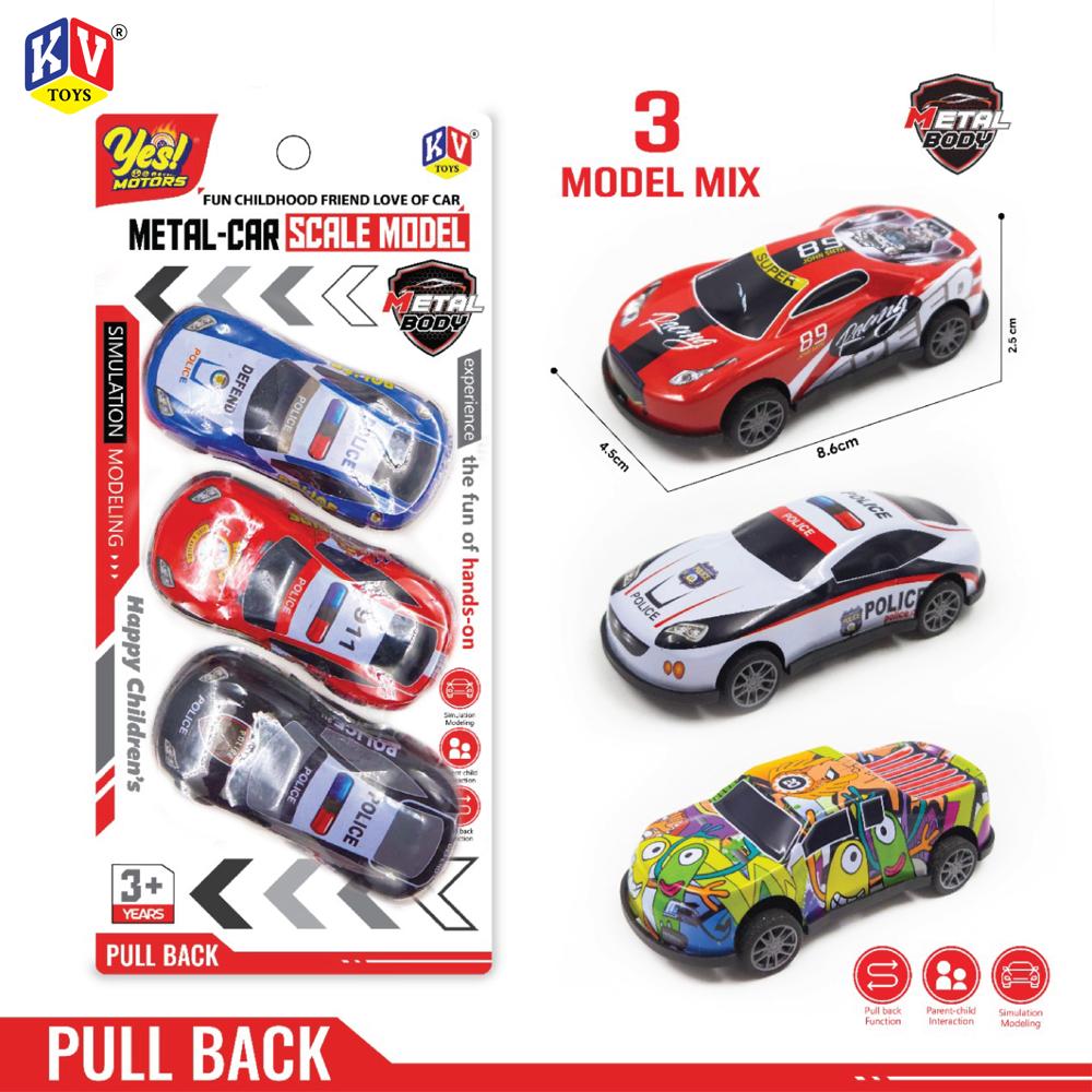 8.6 METAL CAR 3 PCS SET (1106)