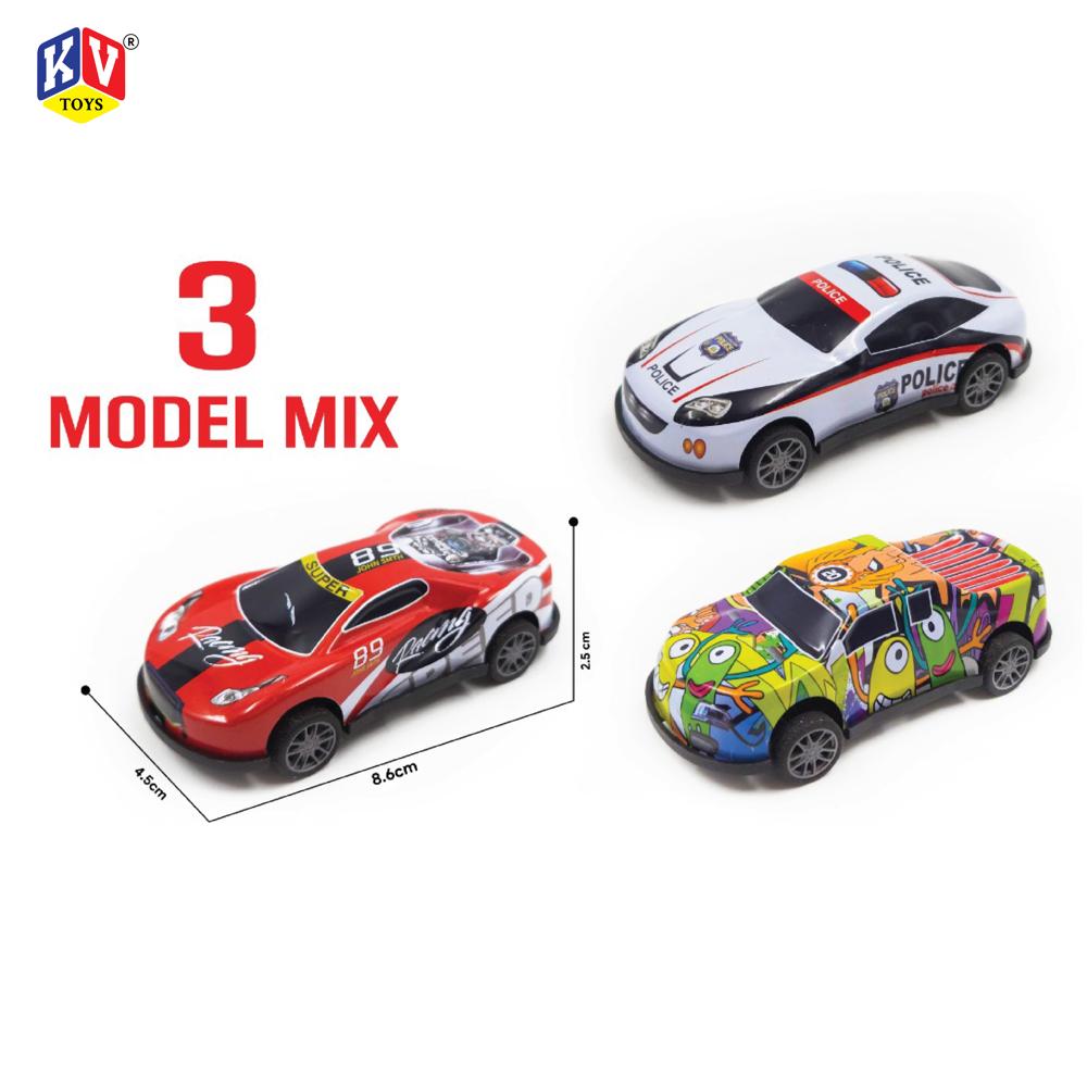 8.6 METAL CAR 6 PCS SET (1107)