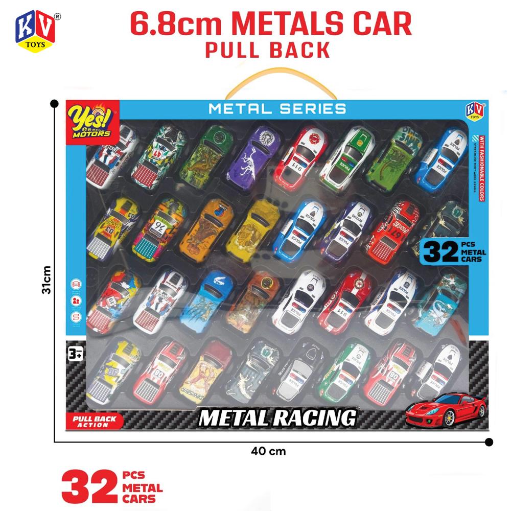 6.8 METAL CAR 32 PCS SET (1115)
