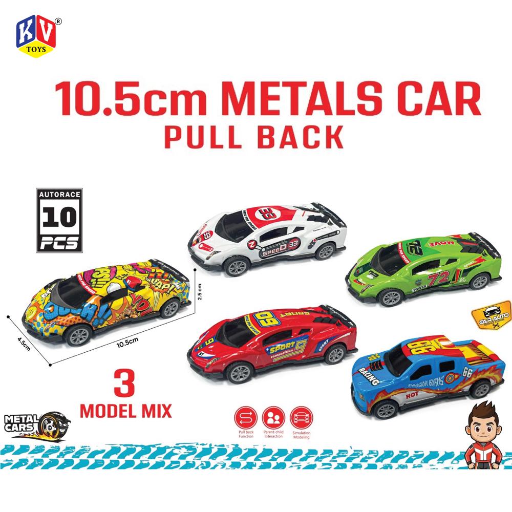 10.5 METAL CAR 10 PCS SET (1118)