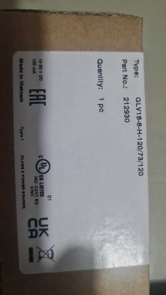 PEPPERL FUCHS PHOTOELECTRIC SENSOR, GLV18-8H-120/73/120,NCB15-30GM40-NO 2M