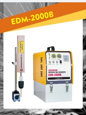 High Speed Portable Edm Broken Tap Remover Machine 1000W Upto 30Mm - Color: Yellow
