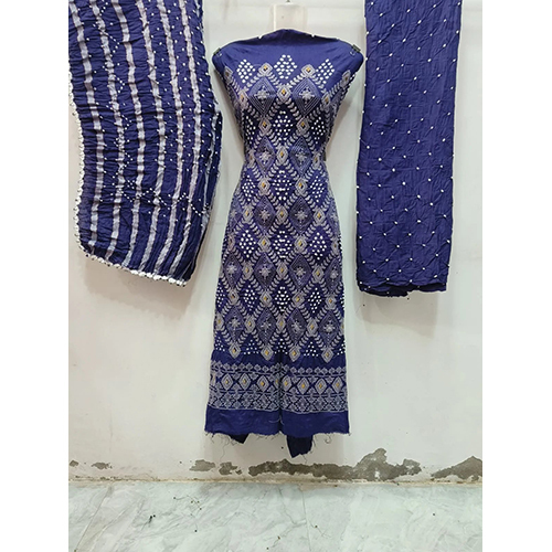 New All- Over Colour Salwar Suit - Color: Blue